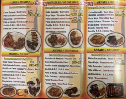 La Chozita menu