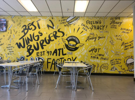 Wnb Factory Wings Burger inside