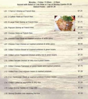 Anchor's Seafood Steakhouse Sushi menu