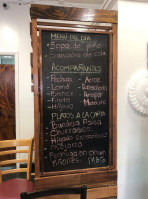 Sabor Criollo menu