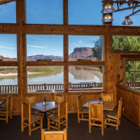 The Cowboy Grill At Red Cliffs Lodge inside