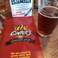 Cinder's Charcoal Grill food