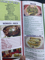 Taco Intenso menu