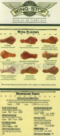 Wingstop menu