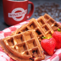 Winston's Coffee Waffles food