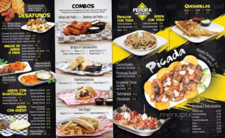 Pereira Antojitos Colombiano menu