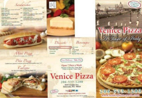 Venice Pizza And Pasta menu