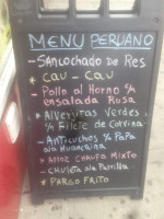 El Artesano menu