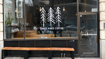 Three Pines Coffee outside