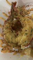 Chef Racks Garlic Crabs inside