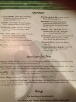 Flanagan's Pub Grill menu