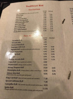 Okawa Steak House Sushi menu
