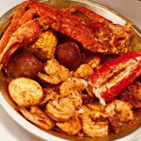 Hook Reel Cajun Seafood inside