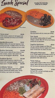 Guacamole Grill menu