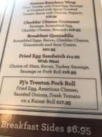 Pj's Pancake House- Lawrenceville menu