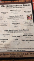Peddler Steak House menu