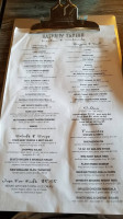 Bayview Tavern menu