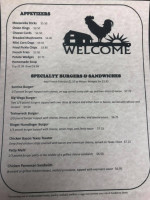 Wega Dairy Barn menu