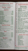 Asian Taste menu