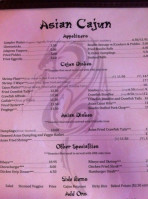Asian Cajun Grill menu