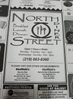 North Street Diner menu