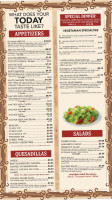 El Molino Mexican menu