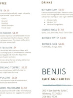 Benjis Cafe inside