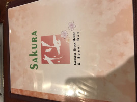 Sakura Japanese Cuisine menu
