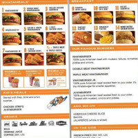 Whataburger menu