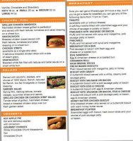 Whataburger menu