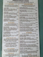 The Princetonian Diner menu