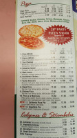 Castillo's Pizzeria menu