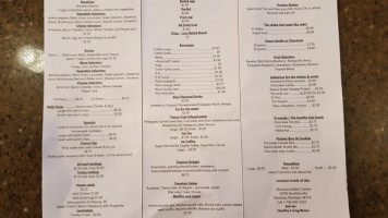 Healthy Living Bistro menu