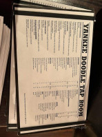 Yankee Doodle Tap Room menu