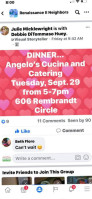 Angelo's Cucina Catering outside