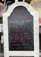 Taqueria Morelia menu