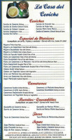 Mystic Xela Restaurant Sport Bar menu