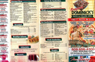 Original Dominick's Pizza menu