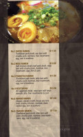 Purinsu Ramen menu