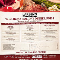Larsen's Steakhouse food