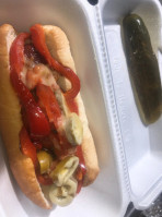 Bill's Gourmet Hot Dogs food