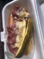 Bill's Gourmet Hot Dogs food