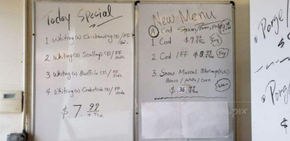 Sea World Seafood menu