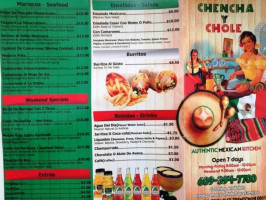 Chencha Y Chole menu