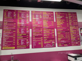 Helados La Michoacana menu