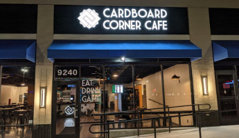 Cardboard Corner Cafe food