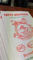 Taste Delicious menu