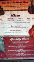 Red Rose Pizzeria menu