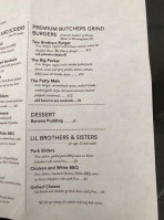 Two Brother's Smoked Meats menu