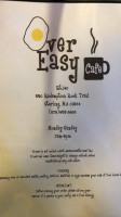 Over Easy Cafe food